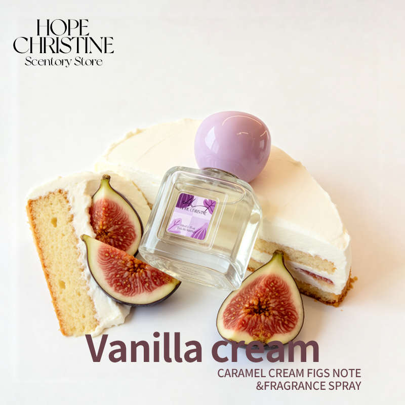 Fragrance Perfume Note - Sweet caramel cream vanilla fig perfume,