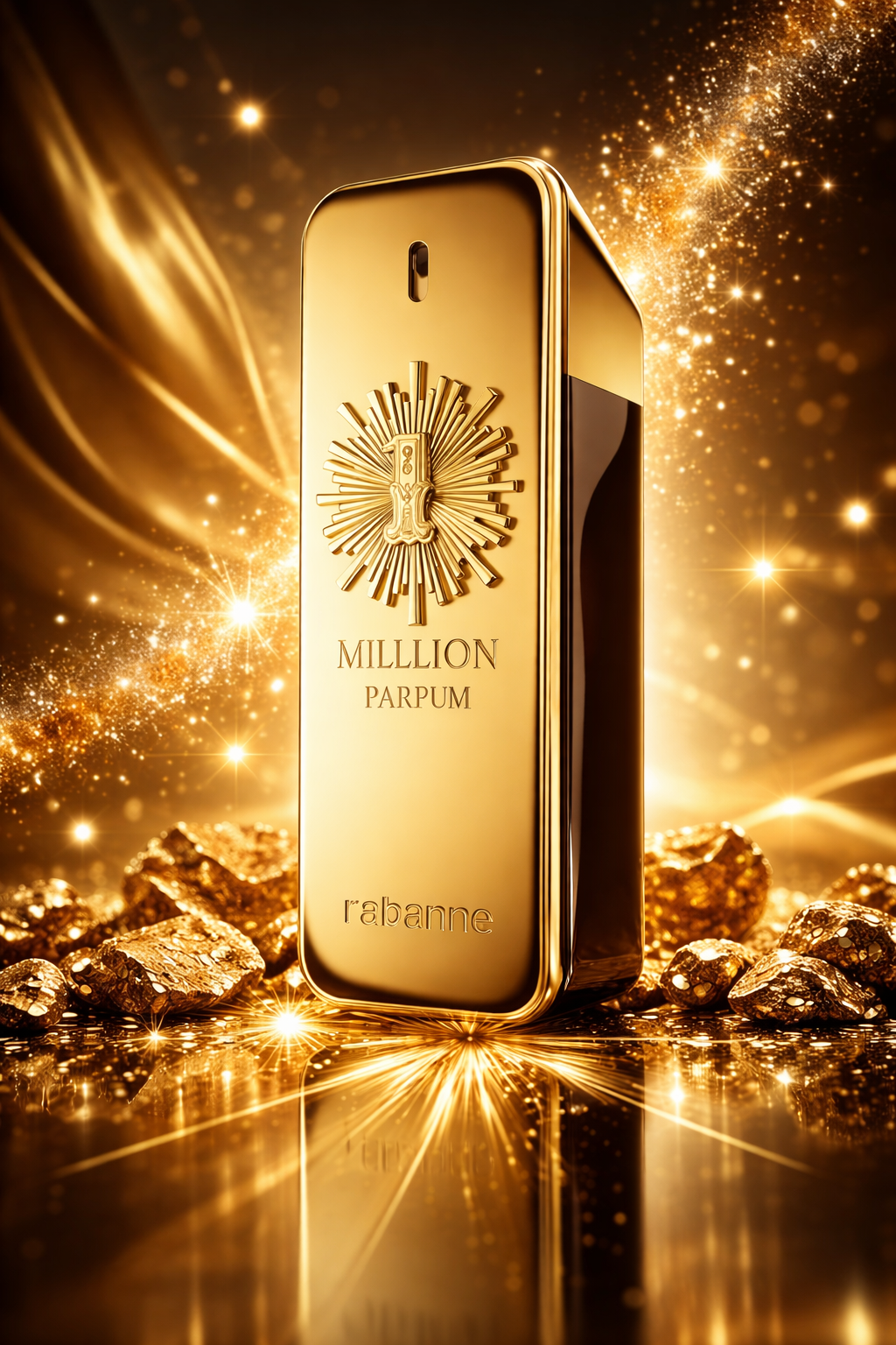 Perfume Fresh Fragrance - Rabanne 1 Million Parfum 100ml Mens