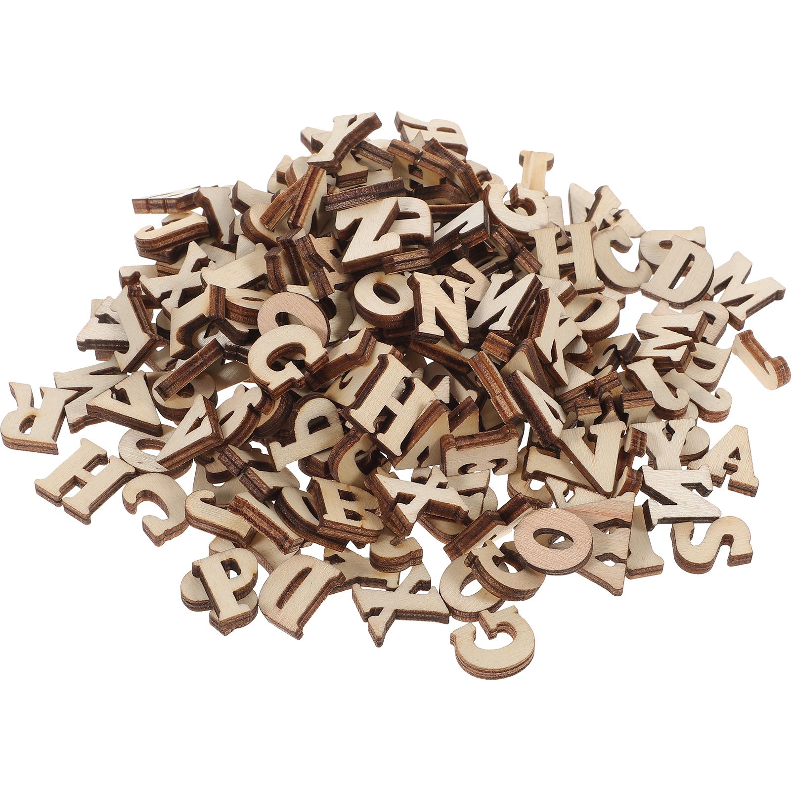 Oud Wood Chip - 100pcs DIY Doodle Educational Toy Small