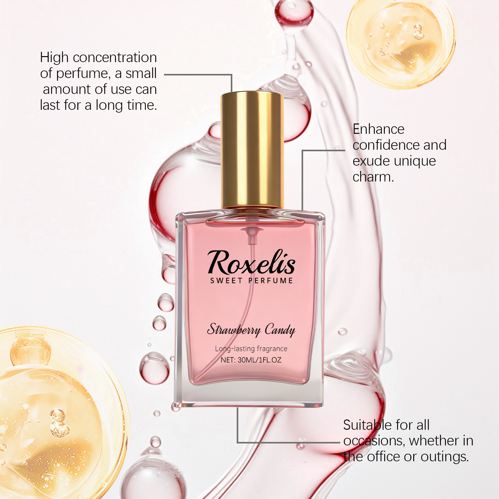 Strawberry Candy Sweet Fragran - Perfume Fresh Fragrance review and price