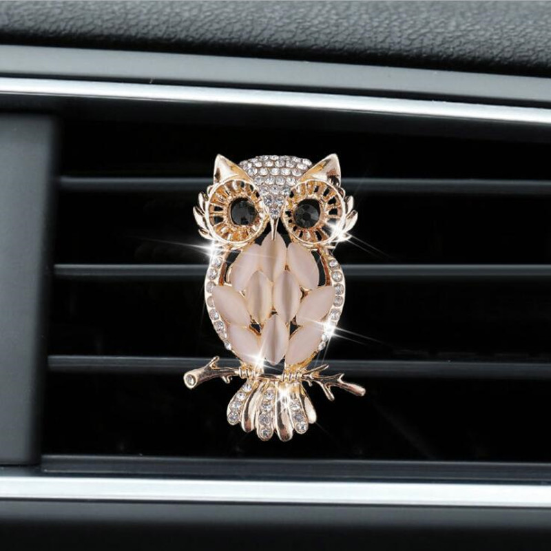 1Pcs NEW Crystal Owl Car Air F - Perfume Fragrance Outlet review and price
