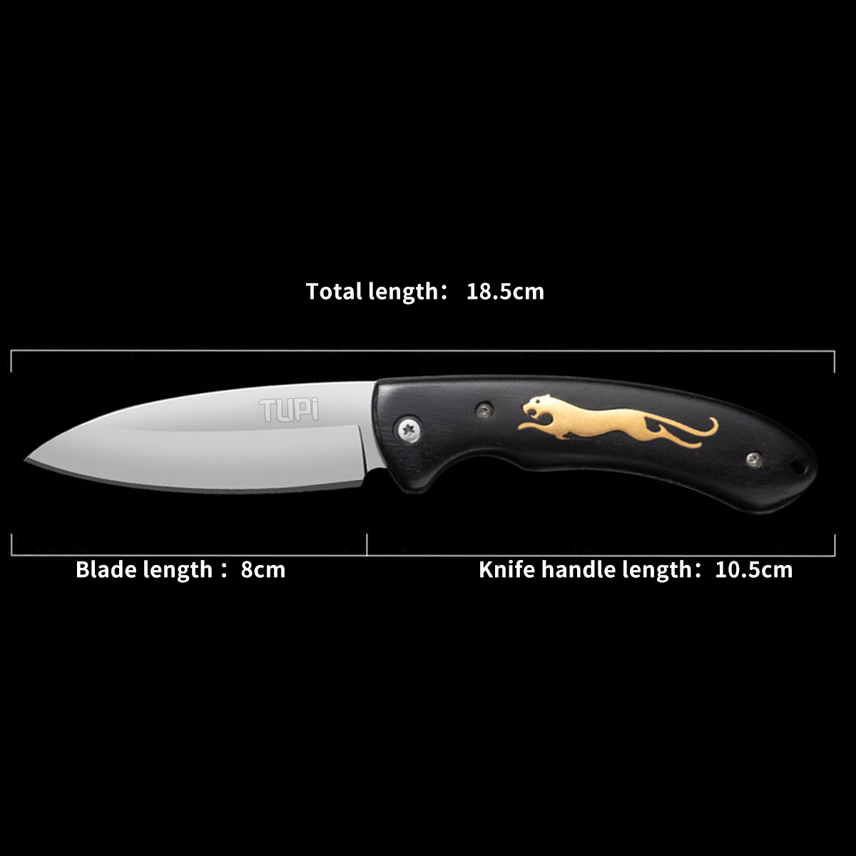 TUPI Folding Blade Knife Handm - Oud Wood Chip review and price
