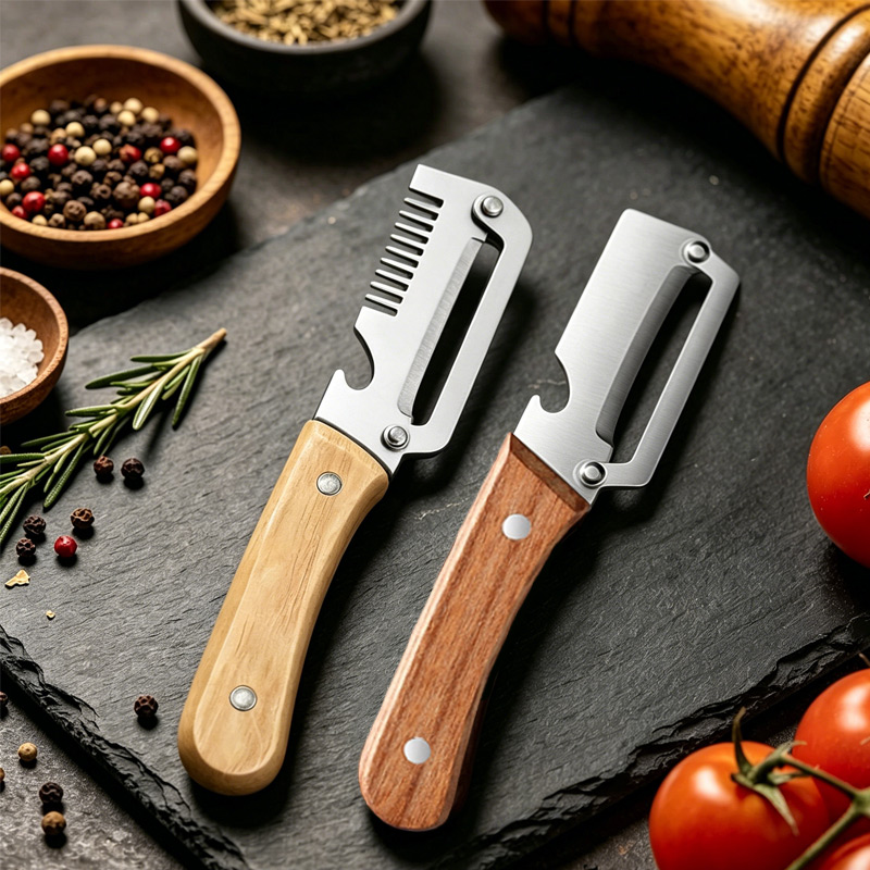 Kitchen Peeler Stainless Steel - Oud Wood Chip review and price