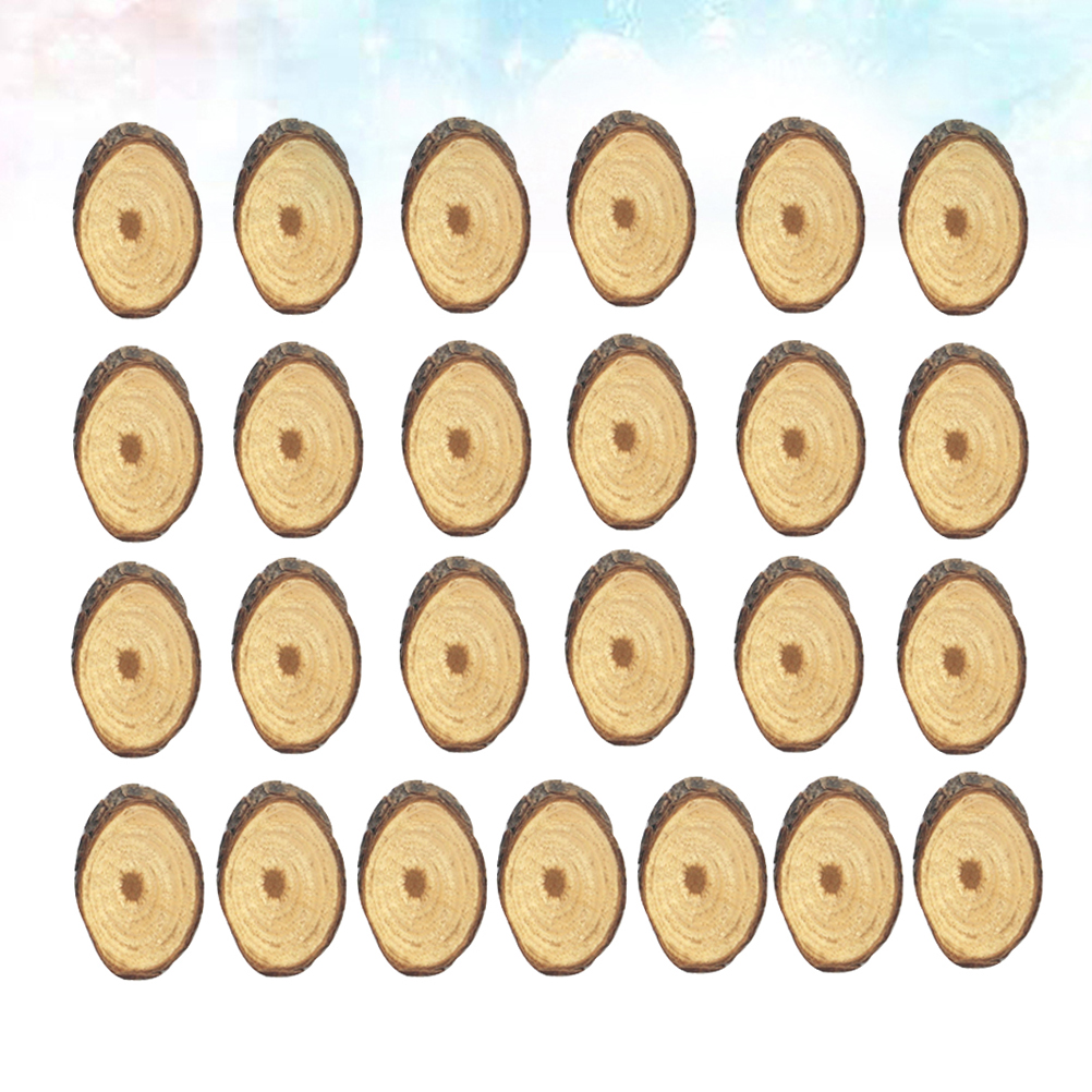 25Pcs Oval Wood Slices Premium - Oud Wood Chip review and price