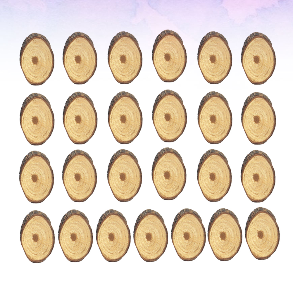 25Pcs Oval Wood Slices Premium - Oud Wood Chip review and price