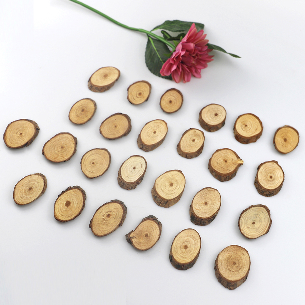 25Pcs Oval Wood Slices Premium - Oud Wood Chip review and price