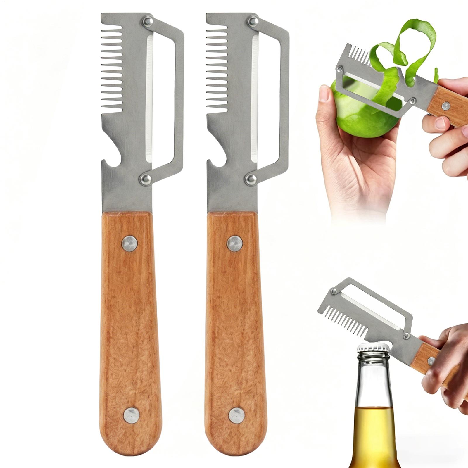 Vegetable Peelers 2Pcs Stainle - Oud Wood Chip review and price