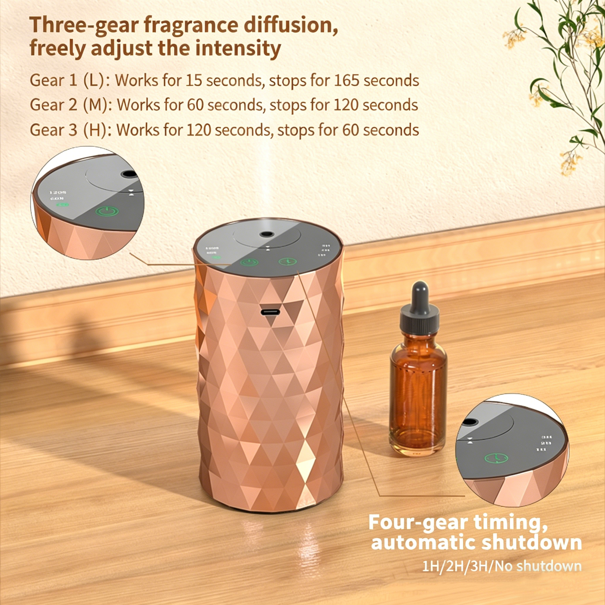 Waterless Essential Oil Diffus - Perfume Home Fragrance review and price